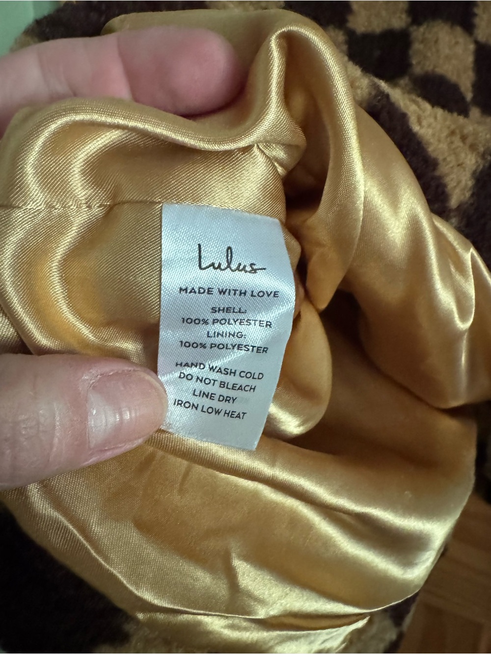 Lulu’s Fuzzy Checkered Cropped Jacket — Size S - Picture 7 of 7